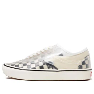 Vans Comfycush Slip-skool 'checkerboard - White' In Metallic