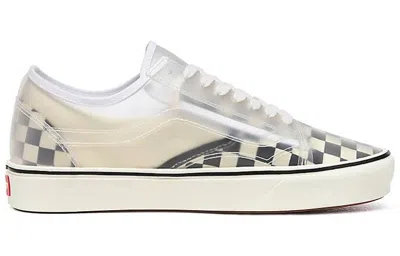 Vans Comfycush Slip-skool 'checkerboard - White' In Metallic