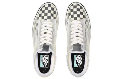 Vans Comfycush Slip-skool 'checkerboard - White' In Metallic