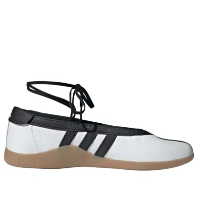 Adidas Originals Womens Adidas Taekwondo Mei Leather Ballet Flats In White