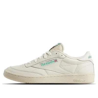 Reebok Club C 85 Vintage Leather Sneakers In White