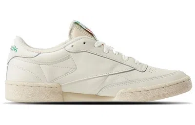 Reebok Club C 85 Vintage Leather Sneakers In White
