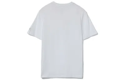 Li-ning Small Graphic T-shirt 'white' In Gray