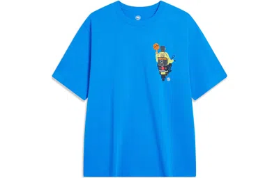 Li-ning Badfive Graphic T-shirt 'blue'