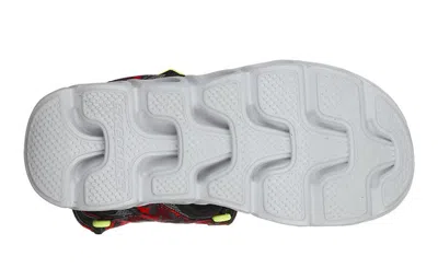 Skechers Hypno Splash Velcro Open Toe Big Boys Red Sandals In Multi