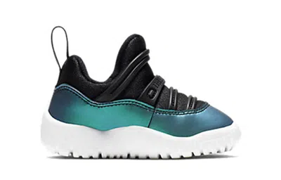 Air Jordan (td)  11 Retro Little Flex 'black Iridescent' In Green