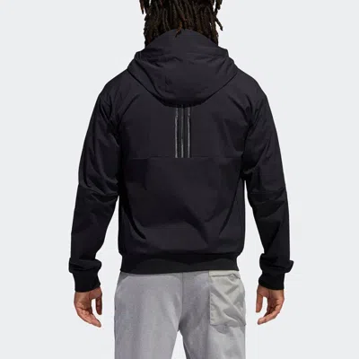 Adidas Originals Adidas Series Pattern Zipper Hooded Jacket Black