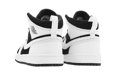 Air Jordan (ps)  1 Mid 'tuxedo' In White