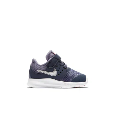 Nike (td)  Downshifter 7 Low-top Running Shoes Purple/grey In Gray