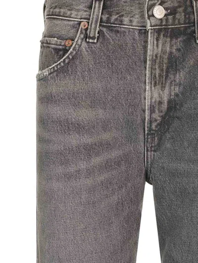 Agolde Vaqueros Rectos - Gris In Gray