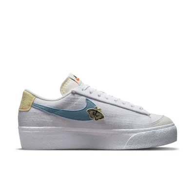 Nike (wmns)  Blazer Low Platform Next Nature 'air Sprung' In White