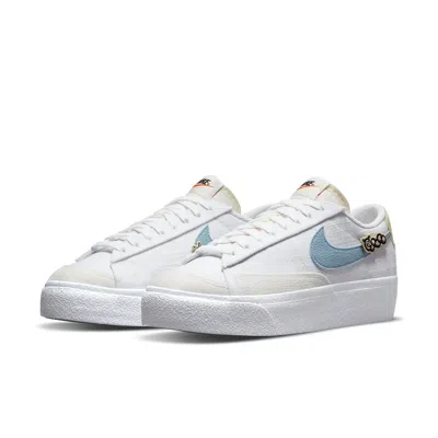 Nike (wmns)  Blazer Low Platform Next Nature 'air Sprung' In White