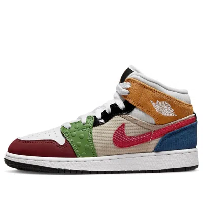 Air Jordan (gs)  1 Mid Se 'messy Room' In Multi