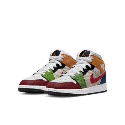 Air Jordan (gs)  1 Mid Se 'messy Room' In Multi