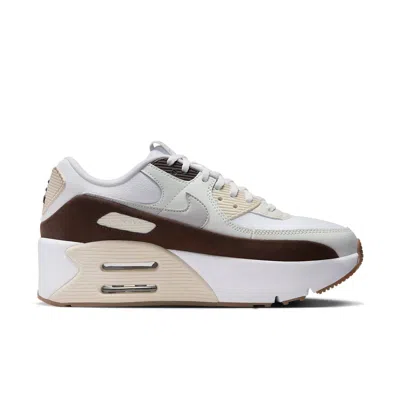 Nike Air Max 90 Lv8 Platform Sneaker In White