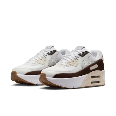 Nike Air Max 90 Lv8 Platform Sneaker In White