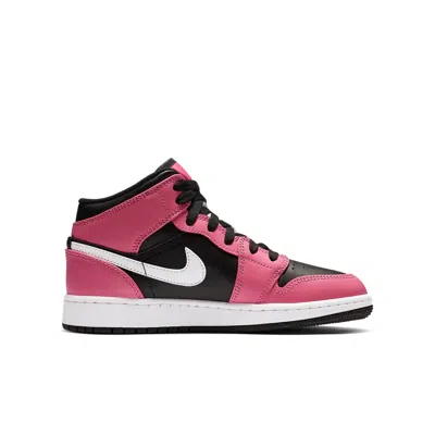 Air Jordan (gs)  1 Mid 'pinksicle' In Pattern