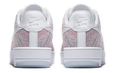 Nike (wmns)  Air Force 1 Flyknit Low 'white Radiant Emerald' In Multi
