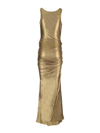 Vivienne Westwood Dresses In Gold