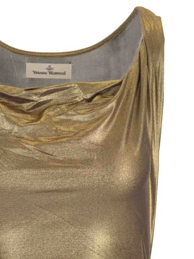 Vivienne Westwood Dresses In Gold