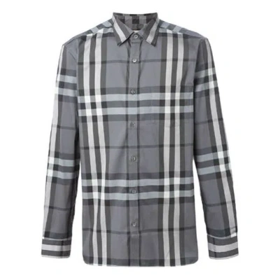 Burberry Plaid Shirt In Multi