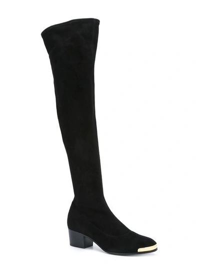 Shop Giuseppe Zanotti Over The Knee Boots In Black