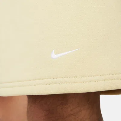 Nike Solo Swoosh Fleece Shorts 'yellow'