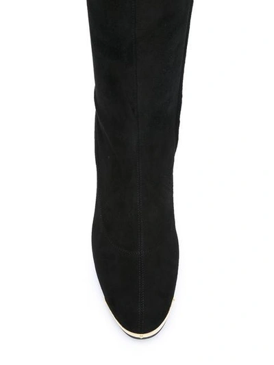 Shop Giuseppe Zanotti Over The Knee Boots In Black