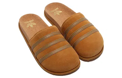 Adidas Originals Adidas Adimule Lea Slide 'light Brown'