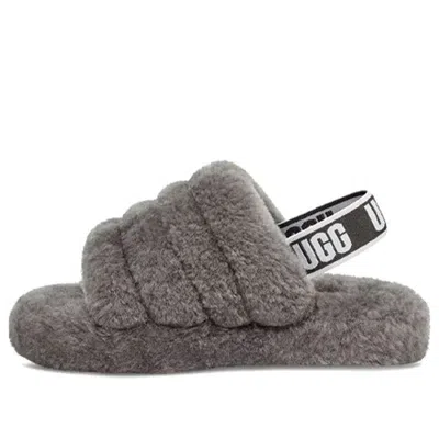 Ugg (gs)  Fluff Yeah Slide 'charcoal'