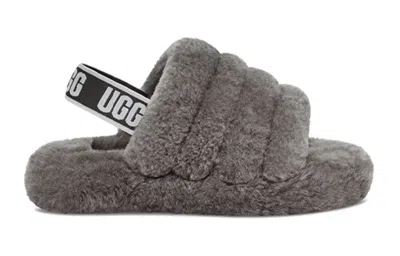 Ugg (gs)  Fluff Yeah Slide 'charcoal'