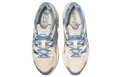 Asics X Wind And Sea Gel-nimbus 9 'cream Blue' In Neutral