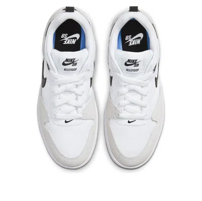 Nike Sb Alleyoop "white/black" Sneakers In White