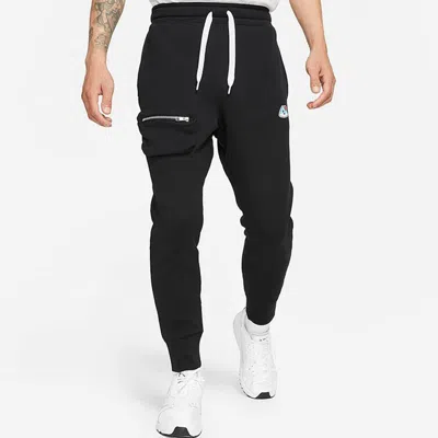 Nike Airmoji Ft Pant Wink Casual Breathable Sports Knit Long Pants Black