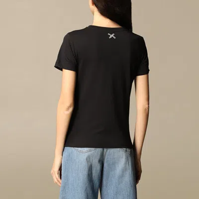 Kenzo Ss21 Big X Pattern Round Neck Short Sleeve Black