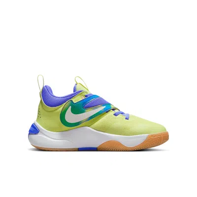 Nike (gs)  Team Hustle D 11 Se 'luminous Green' In Multi