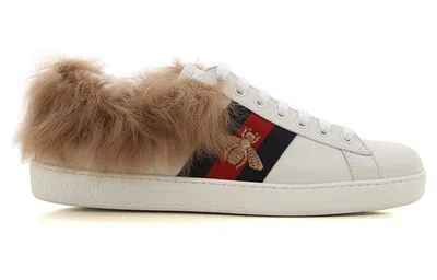 Gucci (wmns)  Ace Wool Embroidered 'bee' In Multi