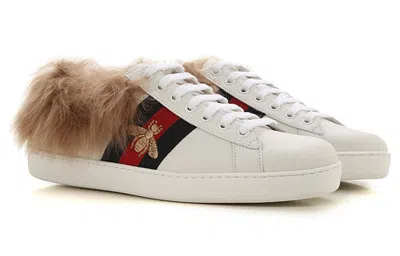 Gucci (wmns)  Ace Wool Embroidered 'bee' In Multi