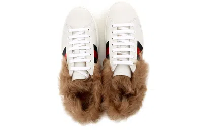 Gucci (wmns)  Ace Wool Embroidered 'bee' In Multi