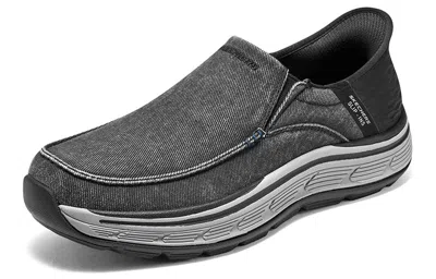 Skechers Slip-ins Remaxed Fenick 'grey Black' In Gray
