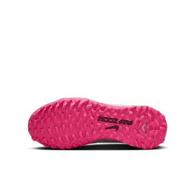 Nike (gs)  Jr Mercurial Superfly 9 Acad 25 Tf Turf 'silver Hyper Pink' In Gray