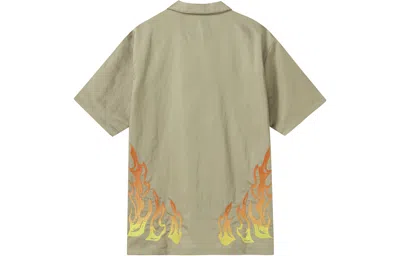 Air Jordan 6 Button-down Top In Green