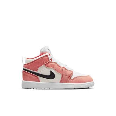 Air Jordan (ps)  1 Mid Alt Se 'team Orange Sail White'