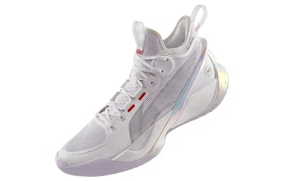 Li-ning Sonic 10 Ultra Mid 'white Purple' In Gray