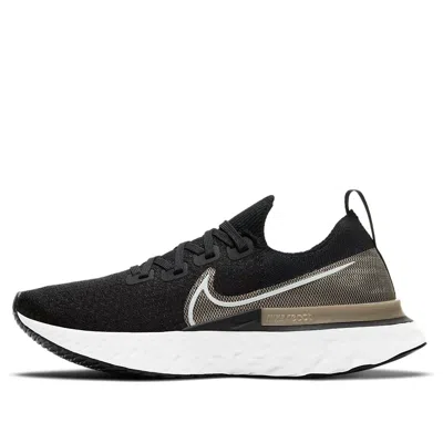 Nike (wmns)  React Infinity Run Flyknit Premium 'black Metallic Gold Silk'