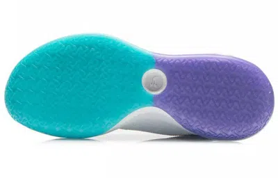 Li-ning Yushuai 15 'white Purple Turquoise' In Blue