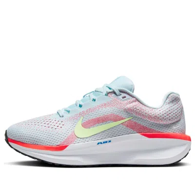 Nike (wmns)  Air Zoom Winflo 11 'glacier Blue Bright Crimson' In Gray