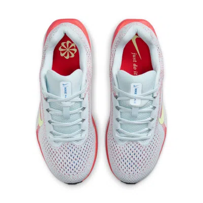 Nike (wmns)  Air Zoom Winflo 11 'glacier Blue Bright Crimson' In Gray