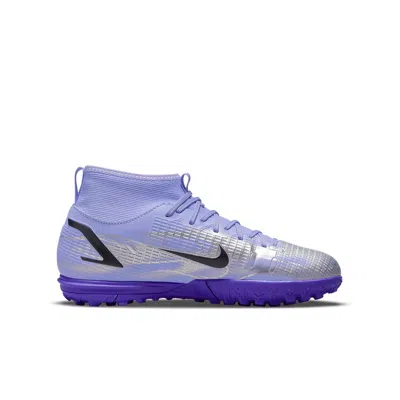 Nike (gs)  Kylian Mbapp X Mercurial Superfly 8 Academy Tf 'flames' In Purple