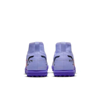 Nike (gs)  Kylian Mbapp X Mercurial Superfly 8 Academy Tf 'flames' In Purple